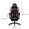 Ігрове крісло Huzaro Force 3.7 Pink (5900415030287)