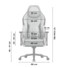 Ігрове крісло Huzaro Force 8.3 Grey (5900415031611)