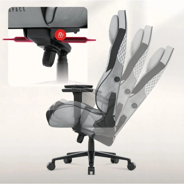 Ігрове крісло Huzaro Force 8.3 Grey (5900415031611)