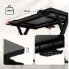 Ігровий стіл Huzaro Hero 2.4 RGB Black (5900415031703)