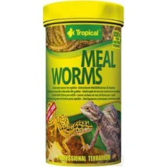 Корм для рептилій і риб Tropical Meal Worms сушені личинки мучного хробака 250 мл (5900469111840)