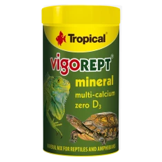 Кормова добавка для рептилій Tropical Vigorept Mineral без вітаміну D3 100 мл 60 г (5900469114834)
