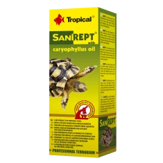 Засіб для догляду за панциром рептилій Tropical Sanirept з гвоздиковою олією 15 мл (5900469130018)