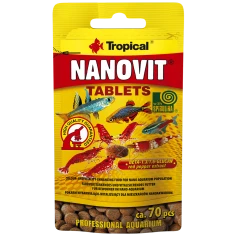 Корм для риб Tropical Nanovit Tabletes 10 г 70 шт (5900469207017)