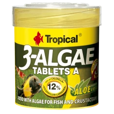 Корм для риб Tropical 3-Algae Tablets A самоклеючі 50 мл 80 шт (5900469207321)