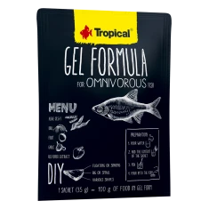 Корм для рыб Tropical Gel Formula Omnivore для всеядных 35 г (5900469317311)
