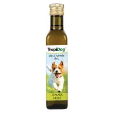 Кормова добавка для собак Tropical Tropidog з лосося та льону 250 мл для шерсті (5900469540329)