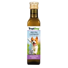 Кормова добавка для собак Tropical Tropidog з льону та розторопші 250 мл для чутливої шкіри (5900469540428)
