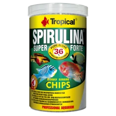 Корм для риб Tropical Spirulina Forte чіпси 1000 мл 520 г (5900469605769)