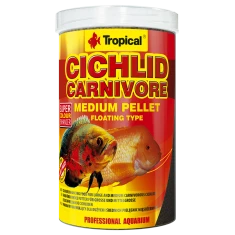 Корм для риб Tropical Cichlid Carnivore Medium Pellet 1000 мл (5900469607664)