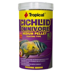 Корм для риб Tropical Cichlid Omnivore Medium Pellet 500 мл (5900469609651)