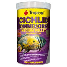 Корм для риб Tropical Cichlid Omnivore Medium Pellet 1000 мл (5900469609668)