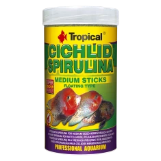 Сухий корм для риб Tropical Cichlid Spirulina Medium Sticks 250 мл (5900469636244)