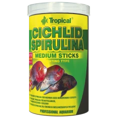 Сухий корм для риб Tropical Cichlid Spirulina Medium Sticks 1000 мл (5900469636268)