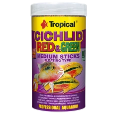 Сухий корм для риб Tropical Cichlid Red&Green Medium Sticks 250 мл (5900469637241)