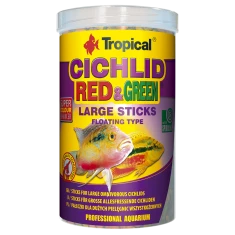 Сухий корм для риб Tropical Cichlid Red&Green Large Sticks 1000 мл (5900469637364)