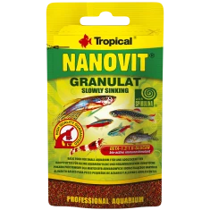 Корм для риб Tropical Nanovit Granulat 10 г пакетик 20 шт (5900469671016)