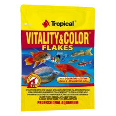 Корм для риб Tropical Vitality Color пластівці 12 г пакет (5900469704318)