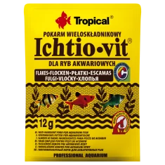 Корм для риб Tropical Ichtiovit 12 г пауч багатокомпонентний (5900469744017)