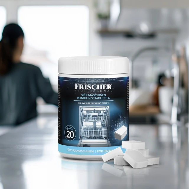 Таблетки для чищення посудомийних машин Frischer 20 шт (5900488904782)
