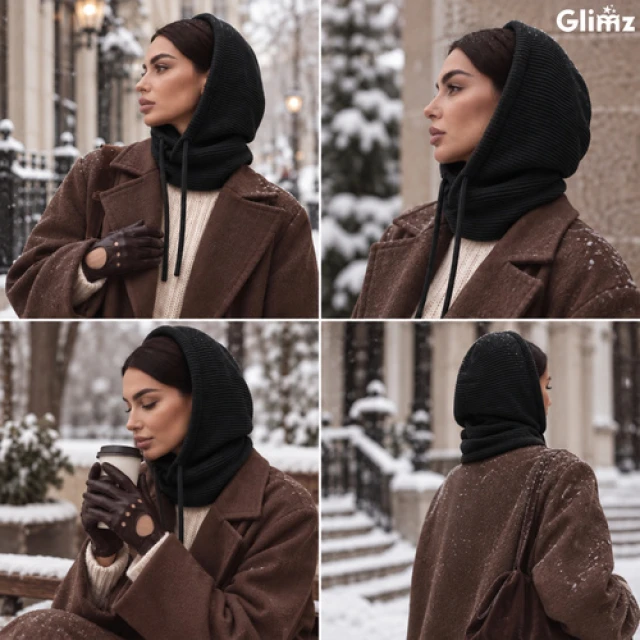 Шапка-капюшон зимняя Glimz Black (5900779910065)