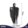 Декорація Скелет підвісний Glimz 75 см Black (5900779910133)