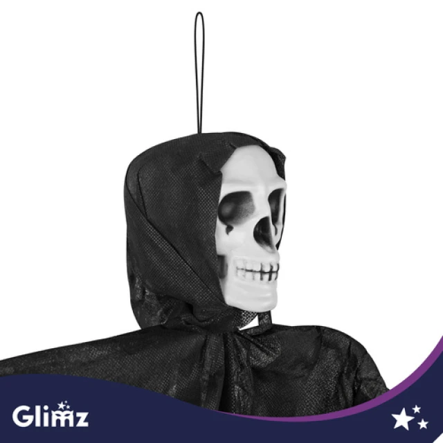 Декорація Скелет підвісний Glimz 75 см Black (5900779910133)