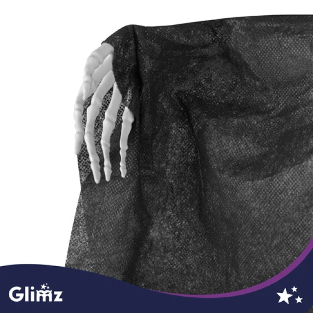 Декорація Скелет підвісний Glimz 75 см Black (5900779910133)