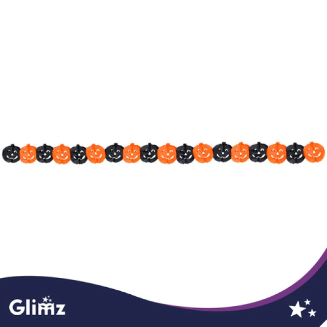 Гірлянда паперова гарбузи Glimz 3 м (5900779910157)