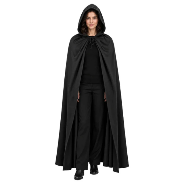 Плащ з капюшоном Glimz Black (5900779910218)