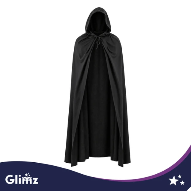 Плащ з капюшоном Glimz Black (5900779910218)