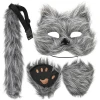 Костюм кота/лиси Glimz 4 елементи Grey (5900779910225)