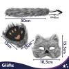 Костюм кота/лиси Glimz 4 елементи Grey (5900779910225)