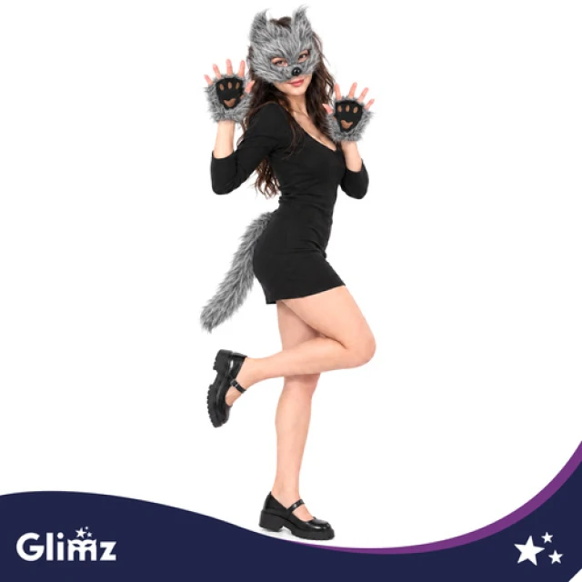 Костюм кота/лиси Glimz 4 елементи Grey (5900779910225)