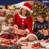 Костюм Місіс Клаус Glimz з платтям капелюхом та поясом (5900779910270)