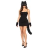 Костюм кота/лисы Glimz 4 элемента Black (5900779910294)