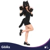 Костюм кота/лисы Glimz 4 элемента Black (5900779910294)