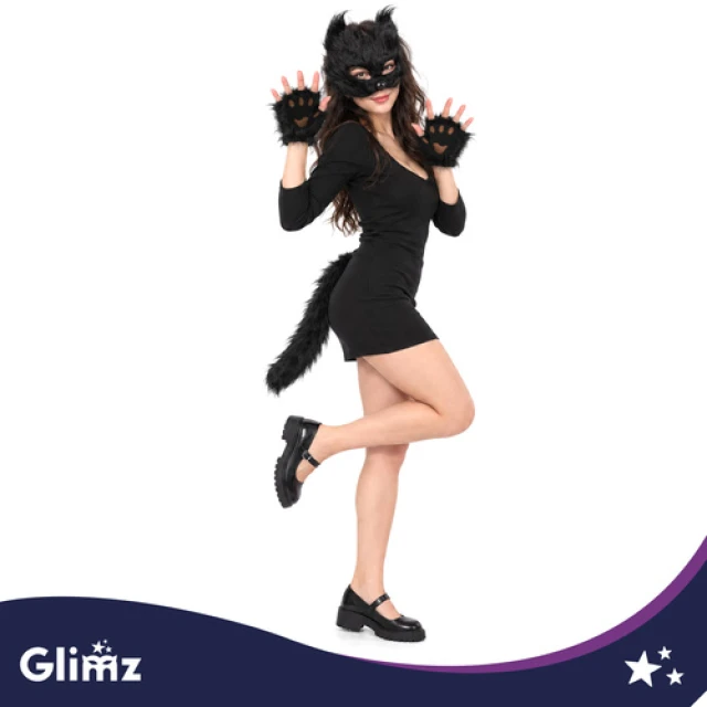 Костюм кота/лисы Glimz 4 элемента Black (5900779910294)