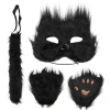 Костюм кота/лисы Glimz 4 элемента Black (5900779910294)