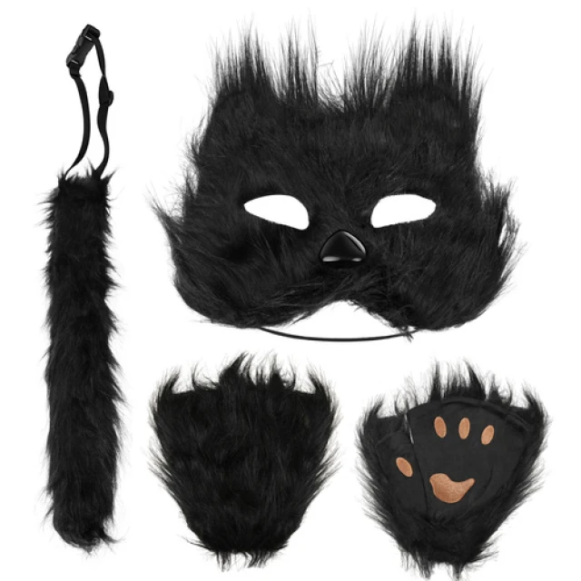 Костюм кота/лисы Glimz 4 элемента Black (5900779910294)