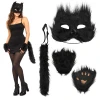 Костюм кота/лисы Glimz 4 элемента Black (5900779910294)