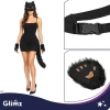 Костюм кота/лисы Glimz 4 элемента Black (5900779910294)