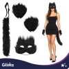 Костюм кота/лисы Glimz 4 элемента Black (5900779910294)