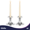 Подсвечник настольный Glimz 8 см 2 шт Silver (5900779910317)