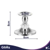 Подсвечник настольный Glimz 8 см 2 шт Silver (5900779910317)