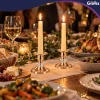Підсвічник настільний Glimz 8 см 2 шт Gold (5900779910324)
