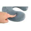 Подушка дорожня Trizand P7973 з пам'яттю форми Gray (5900779933026)