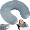 Подушка дорожня Trizand P7973 з пам'яттю форми Gray (5900779933026)