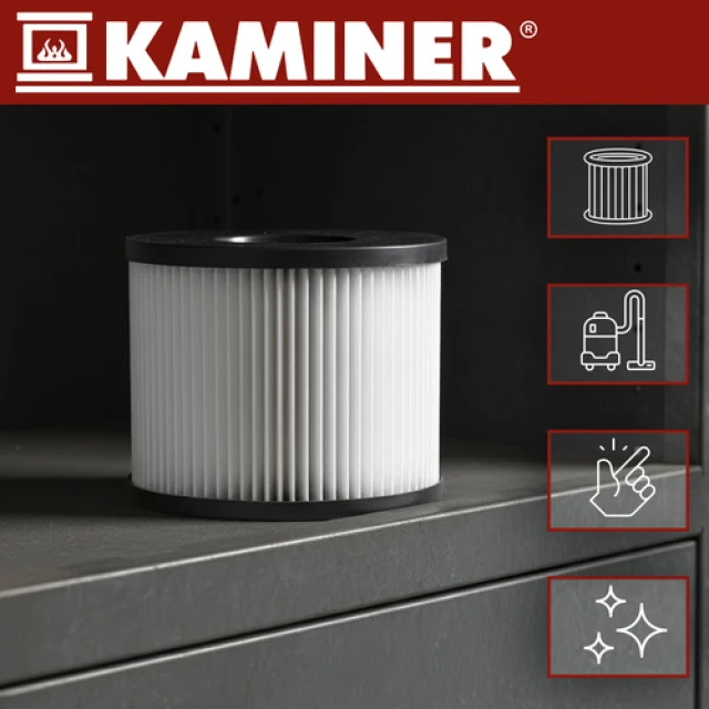 Фільтр Kaminer HEPA для пилососа для попелу 20 л (5900779934757)