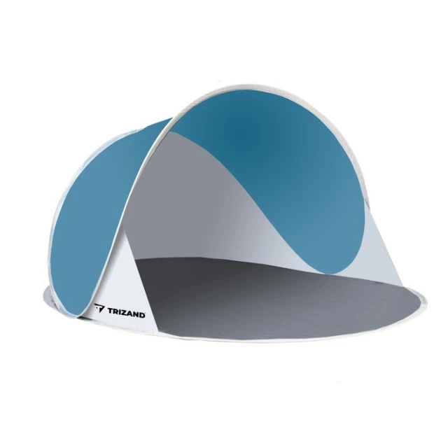Пляжна намет Trizand 145x100x70 см Turquoise-White (5900779936300)